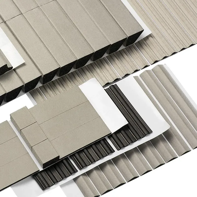Tecido condutor sobre espuma Emi Shielding Parker Chomerics Espuma condutora Cf510 Emi Gasket 1