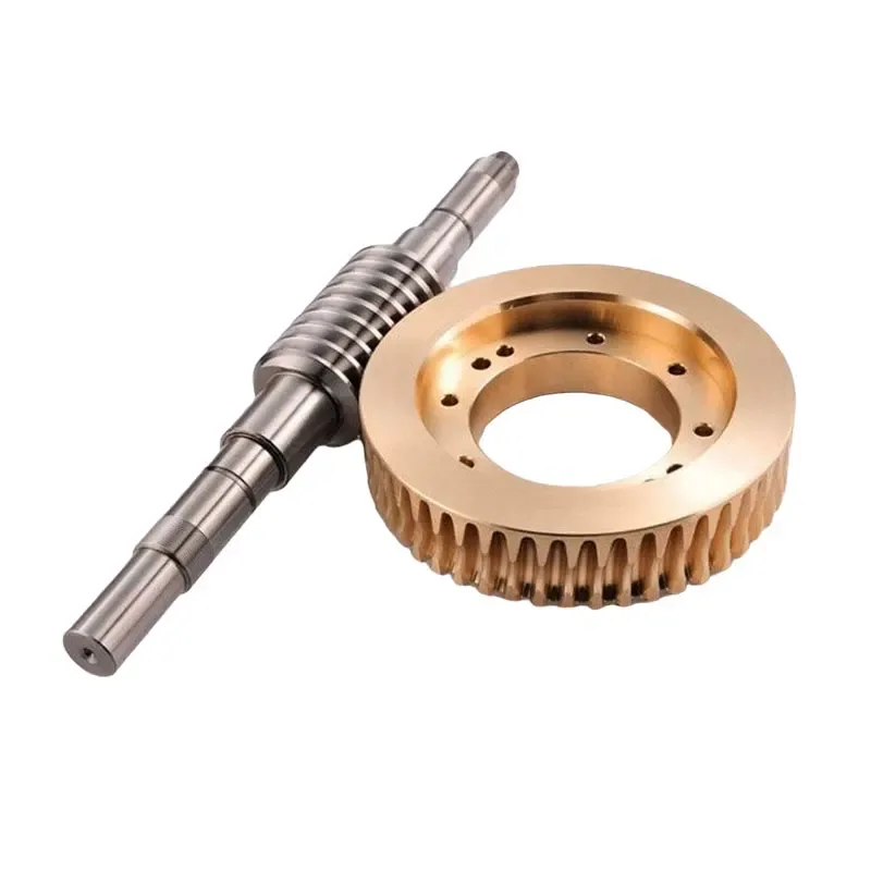 Custom Modulus Gear Lathe Bronze Gears 0.5m Brass 1/30 Worm Turbine Worm 1