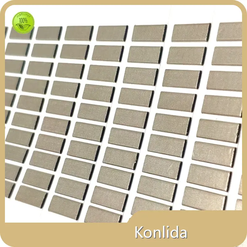 Fabric Over Foam Gasket Silver/black/golden Or Customized by - Konlida 1